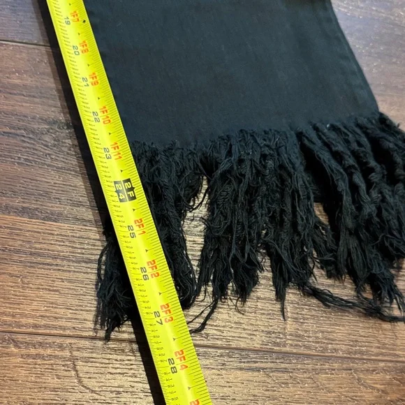 Sneak Peek Black Fringed straight leg Jeans, very soft. - Picture 6 of 10